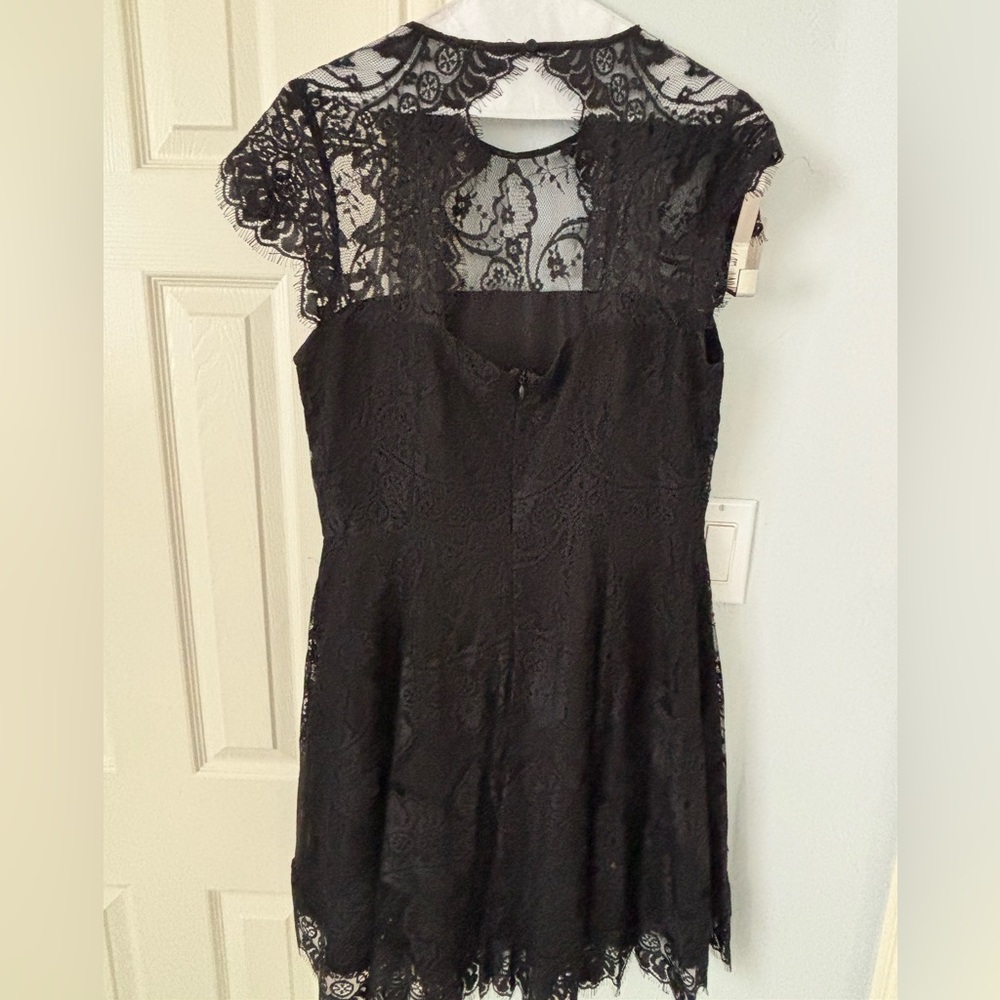 Bb Dakota black lace dress size 12
